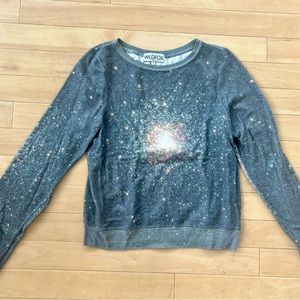 Wildfox Out There Galaxy Baggy Beach Jumper